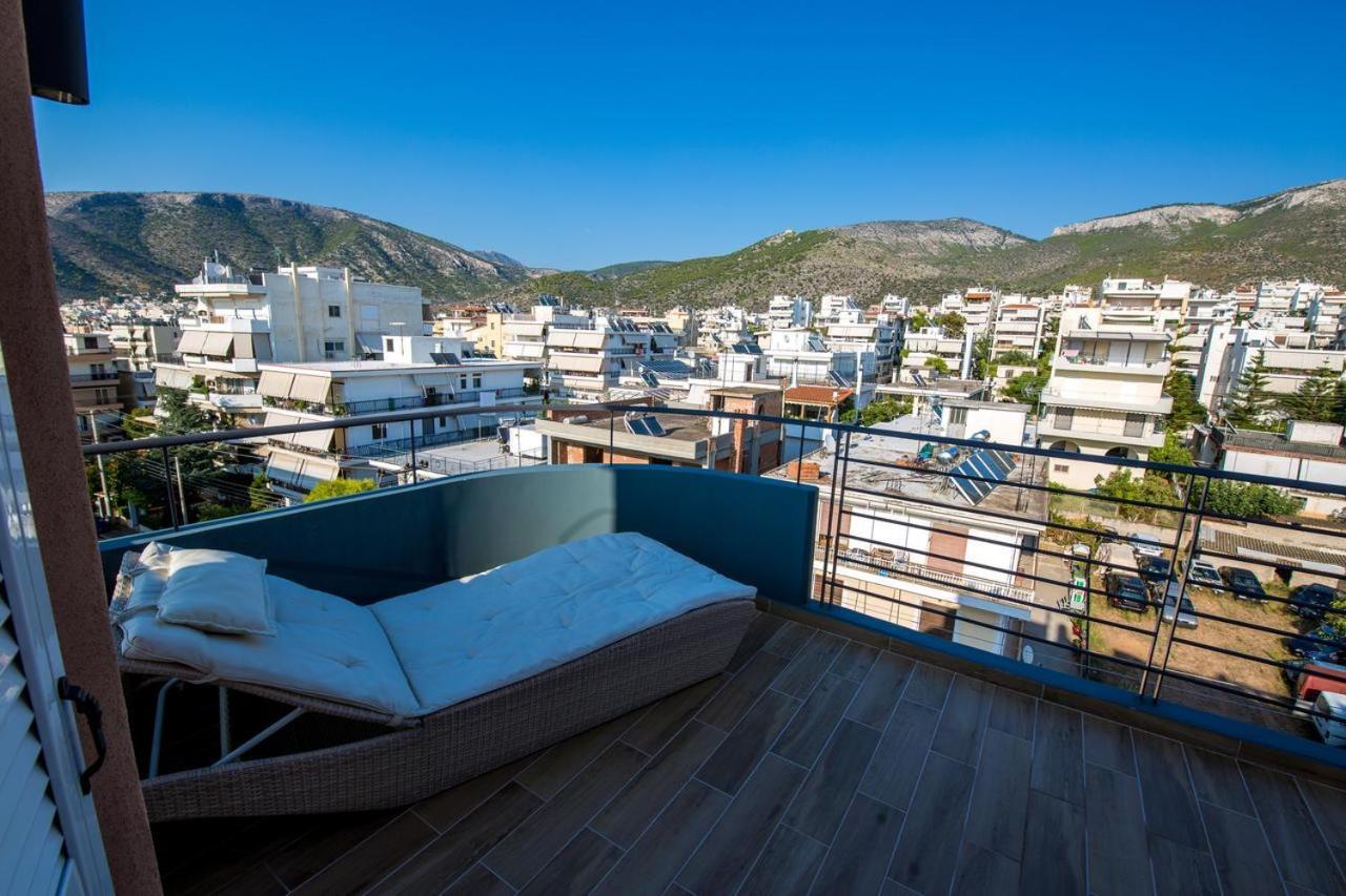 Helen Luxury Loft Design Meisonette-Apartment Atene Esterno foto