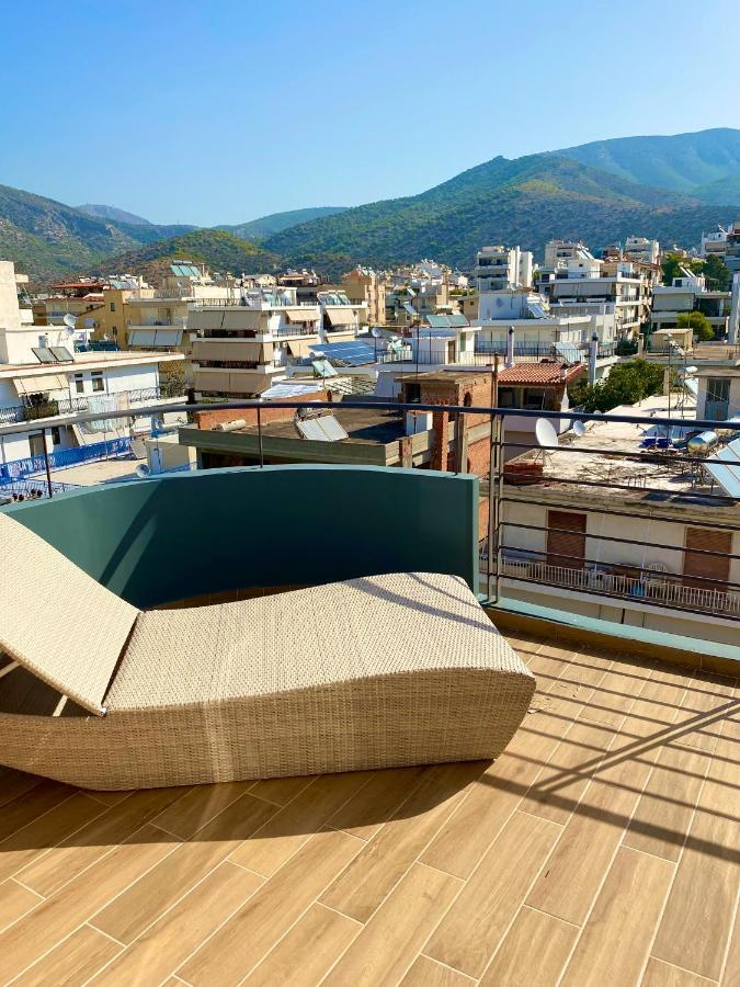 Helen Luxury Loft Design Meisonette-Apartment Atene Esterno foto